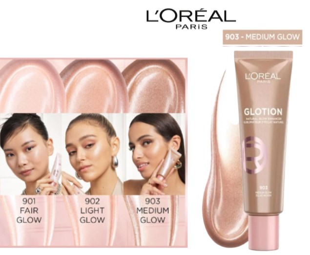L'OREAL PARIS - ILLUMINANTE LIQUIDO , LUMI GLOTION, 903 Medium Glow