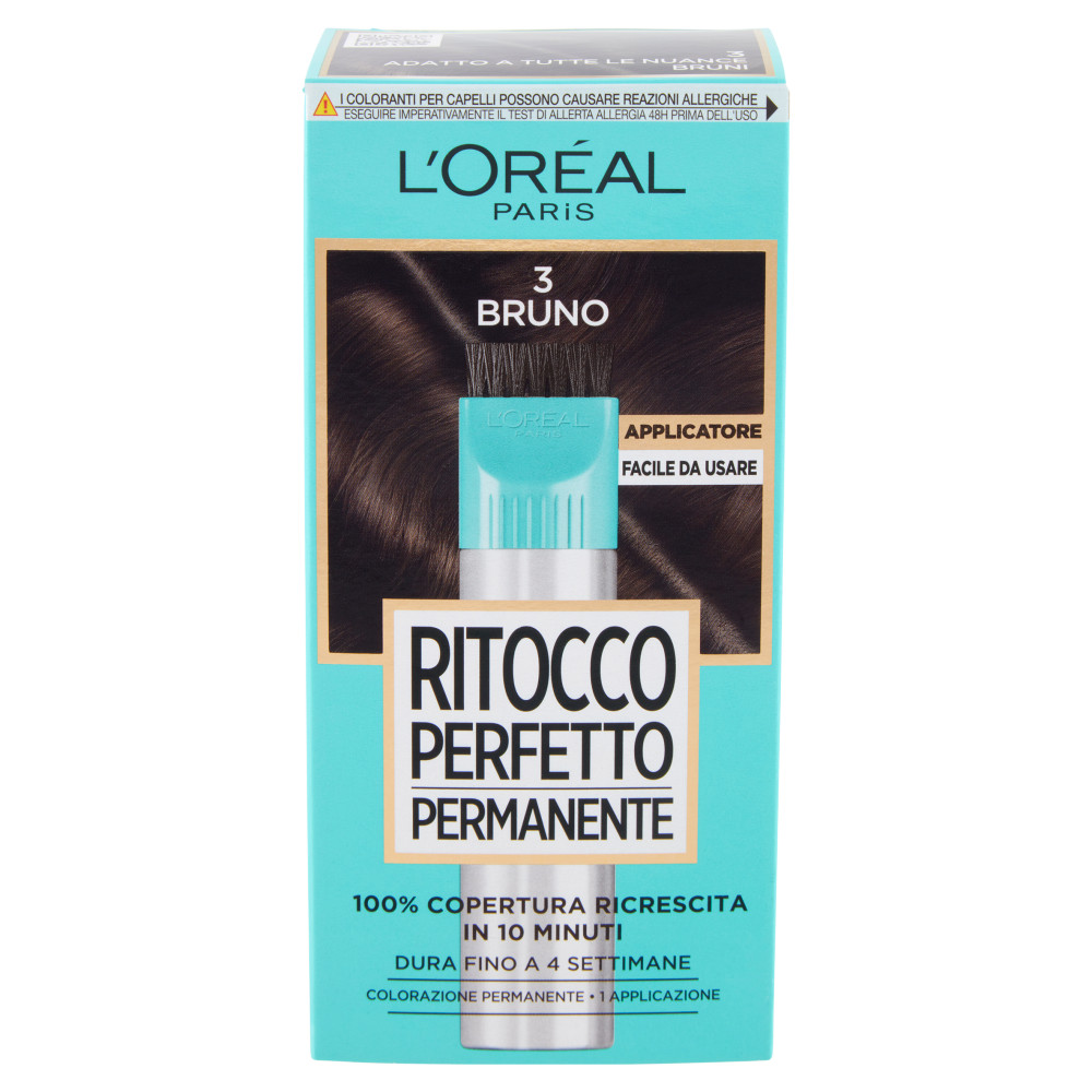 L'oréal Paris Ritocco Perfetto Permanente Con Applicatore 3 Bruno