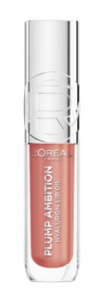 L'oréal Paris Plump Ambition Hyaluron Lip Oil 650 Nude Macaron Olio Labbra Volumizzante
