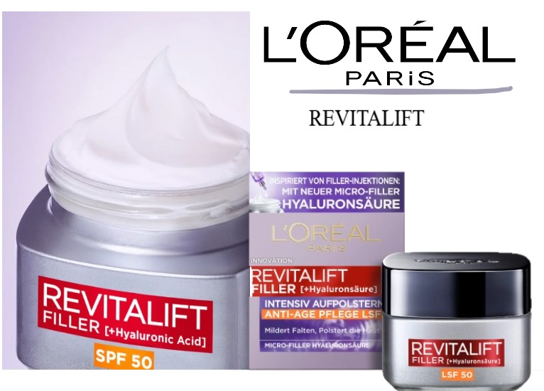 L'OREAL PARIS REVITALIFT FILLER - CREMA VISO GIORNO RIVOLUMIZZANTE SPF50