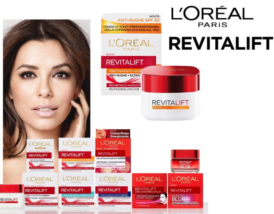 L'OREAL PARIS REVITALIFT -CREMA VISO GIORNO, Anti-Rughe + Extra-Rassodante Spf 30