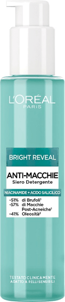 L'oreal Paris Bright Reveal Siero Detergente Anti-Macchie 150 ml — confronto prezzi