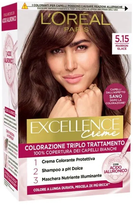 L'oreal Excellence Creme 4 Castano Colorazione A Lunga Durata