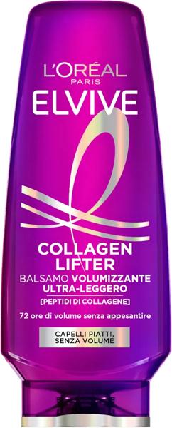L'Oréal Paris Elvive Collagen Lifter Balsamo Volumizzante 250 ml Per Capelli Senza Volume