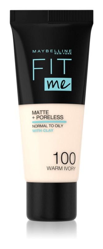 MAYBELLINE NEW YORK - FONDOTINTA MATTE FIT ME 12H, 120 , Classic Ivory