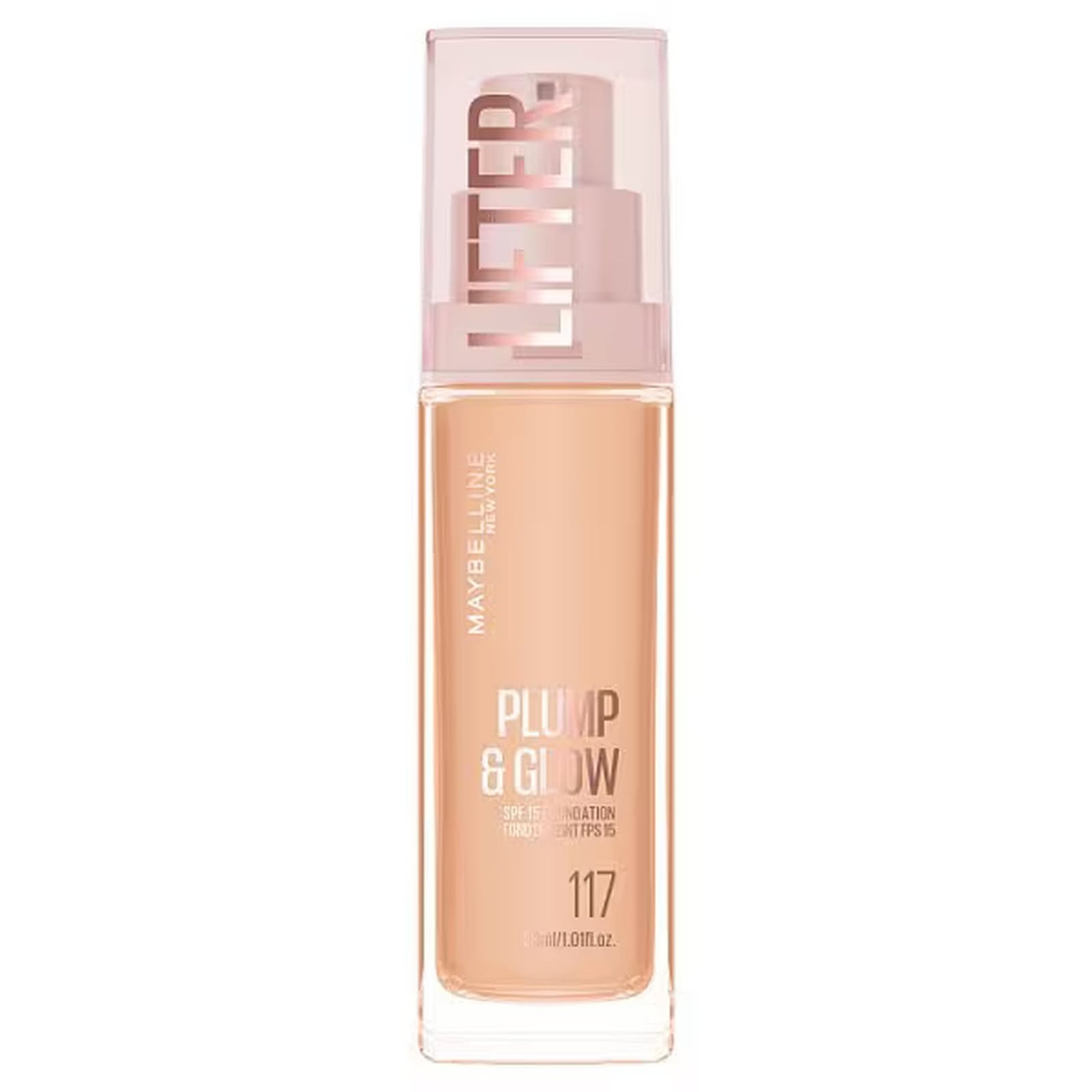 Maybelline Lifter Plump & Glow N.117 Fondotinta Rimpolpante E Illuminante