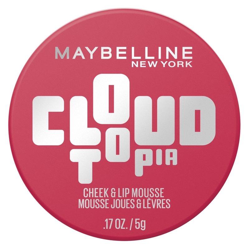 Maybelline Cloudtopia Cheeck & Lip Mousse N.02 Ethereal Rouge Mousse Colorata Per Guance E Labbra 5 Grammi