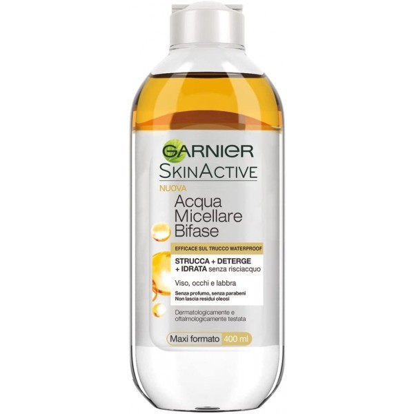 GARNIER SKINC ACTIVE - ACQUA MICELLARE BIFASE OLIO D'ARGAN