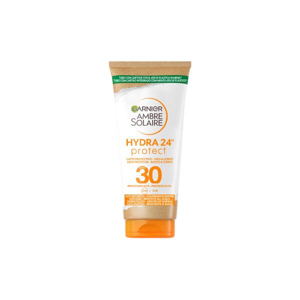 Garnier Ambre Solaire Hydra 24 SPF30 Latte Protettivo Viso e Corpo 50 ml