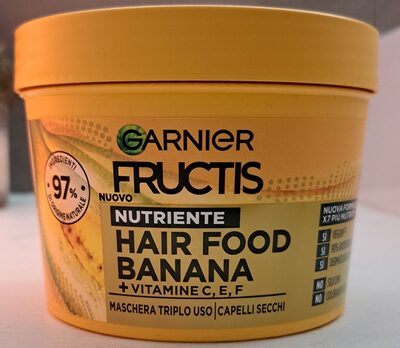 GARNIER FRUCTIS - MASCHERA CAPELLI NUTRIENTE , HAIR FOOD BANANA