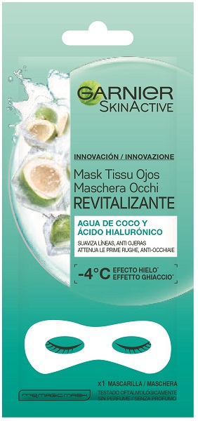 Garnier SkinActive Maschera Occhi Con Acqua di Cocco e Acido Ialuronico