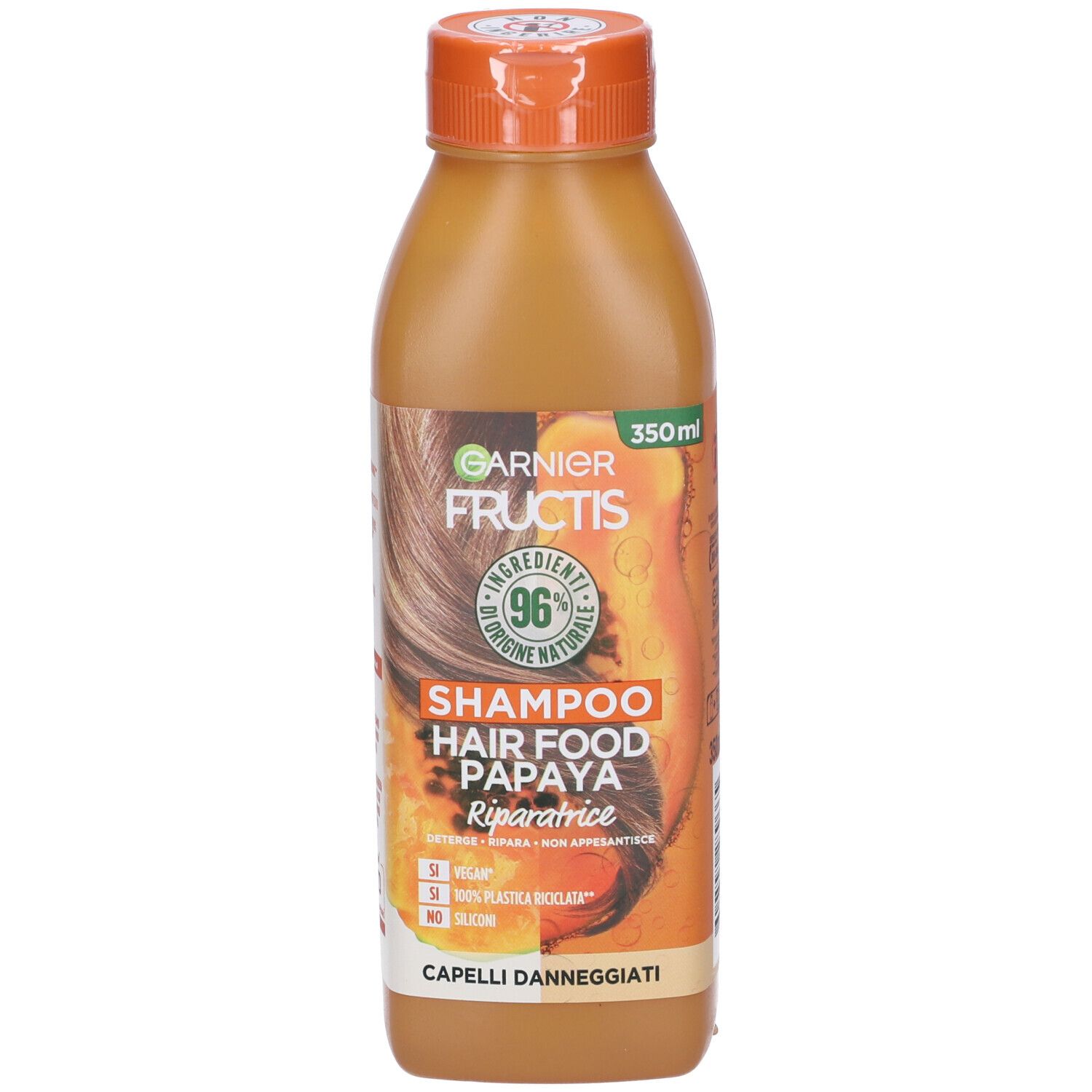Fructis - Hair Food - Shampoo riparatrice Papaya 350 ml