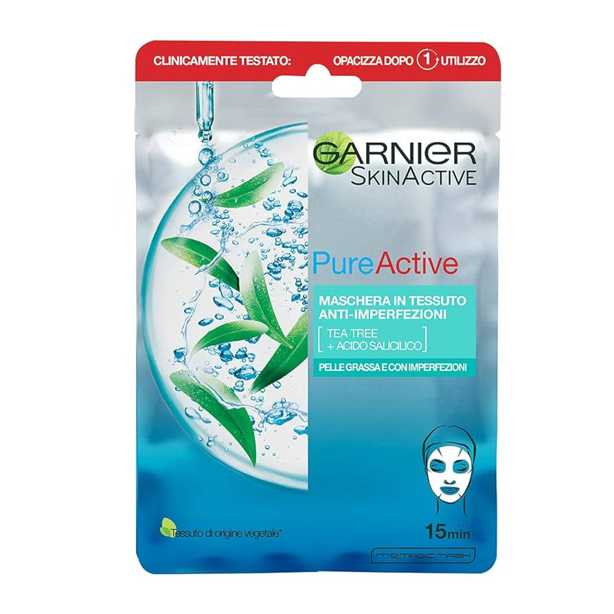Garnier Maschera in Tessuto Anti-imperfezioni 23 g viso
