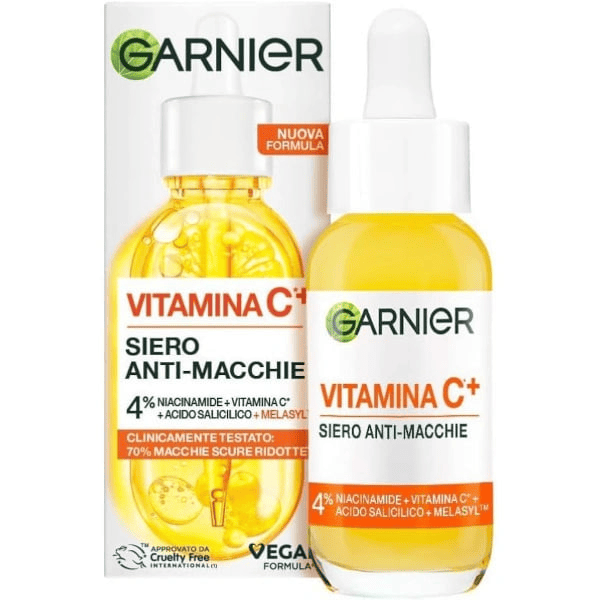 Garnier Siero Vitamina C Anti-Macchie Illuminante e Rimpolpante 30 ml