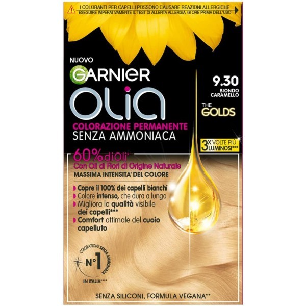 GARNIER - Olia - Tintura per capelli n. 9.30 Biondo caramello