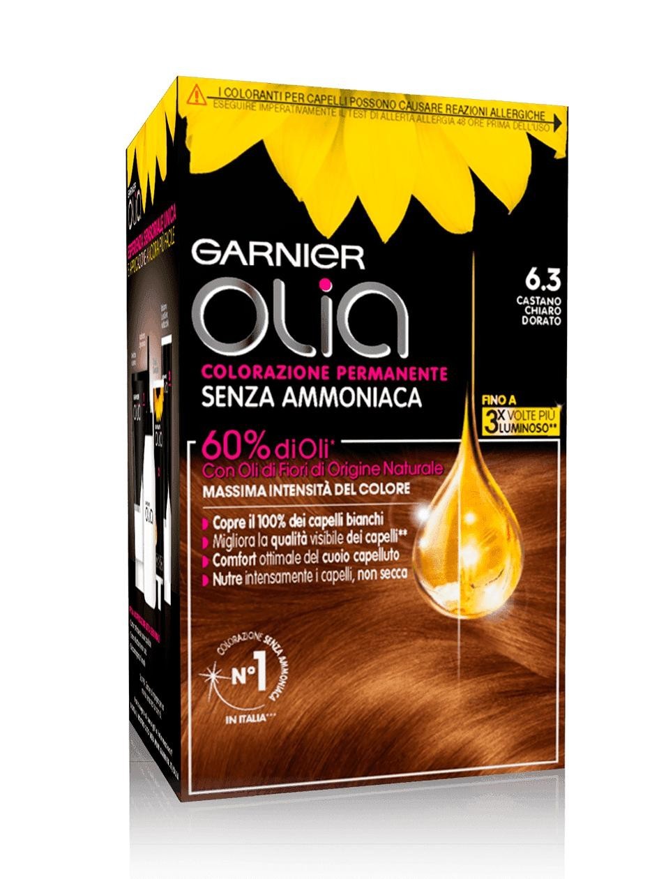 Garnier Olia Colorazione Permanente Capelli Colore Castano Chiaro Dorato