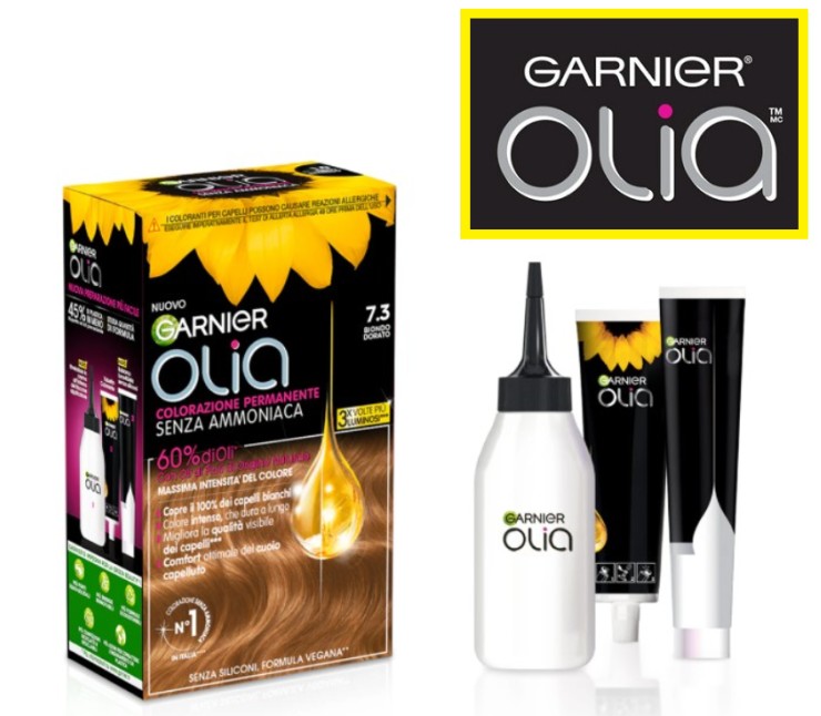 GARNIER OLIA - TINTURA CAPELLI 7.3 Biondo Dorato , senza ammonica
