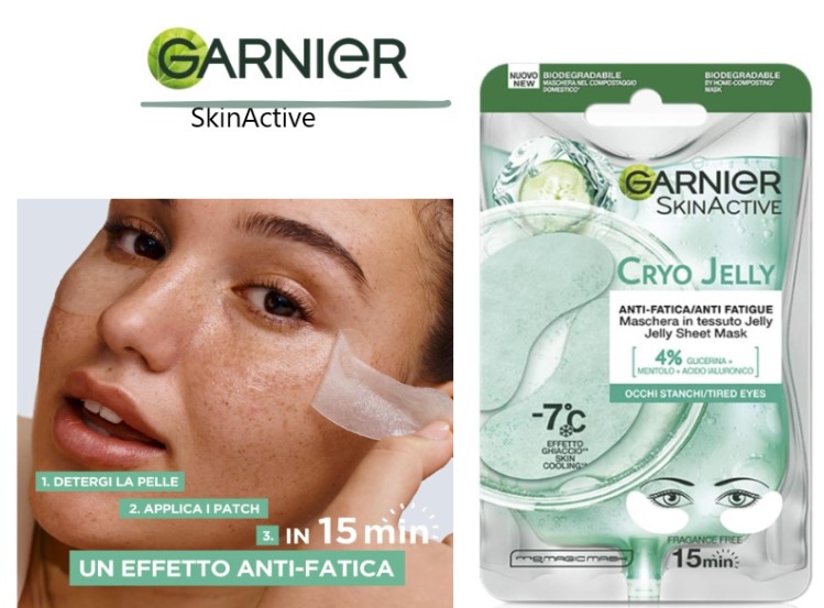 Garnier Maschera Viso in Tessuto Cryo Jelly Occhi 1 pz viso — confronto prezzi