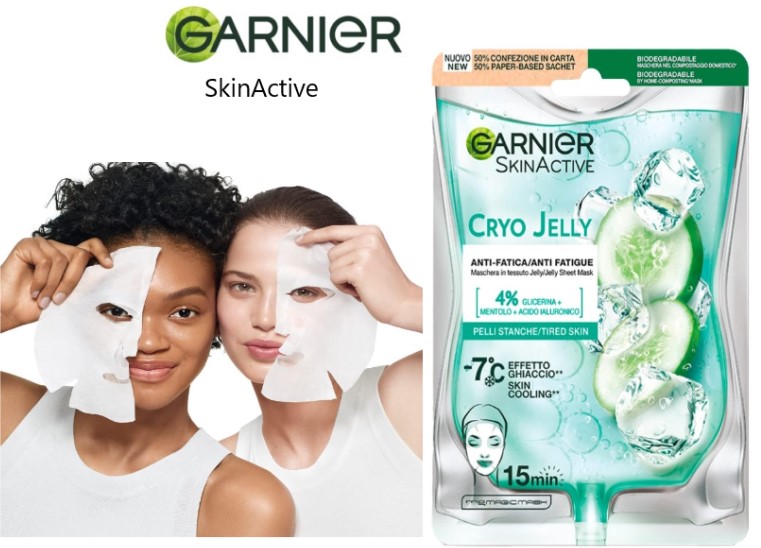 Garnier Maschera Viso in Tessuto Cryo Jelly 1 pz viso