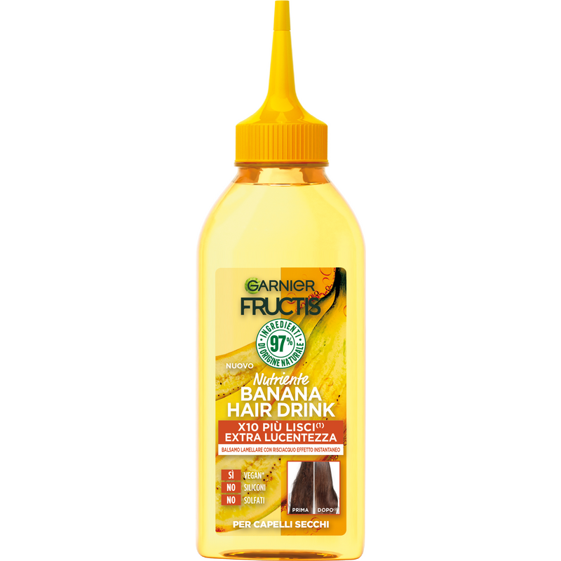 Balsamo Lamellare Hair Drink Banana Risciacquo Effetto Istantaneo Capelli Secchi 200ml — confronto prezzi