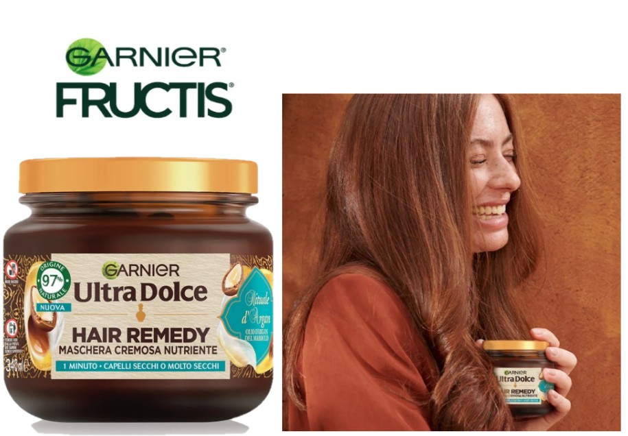 Garnier Ultra Dolce Hair Remedy Maschera Cremosa Nutriente Per Capelli Secchi O Molto Secchi 340ml — confronto prezzi
