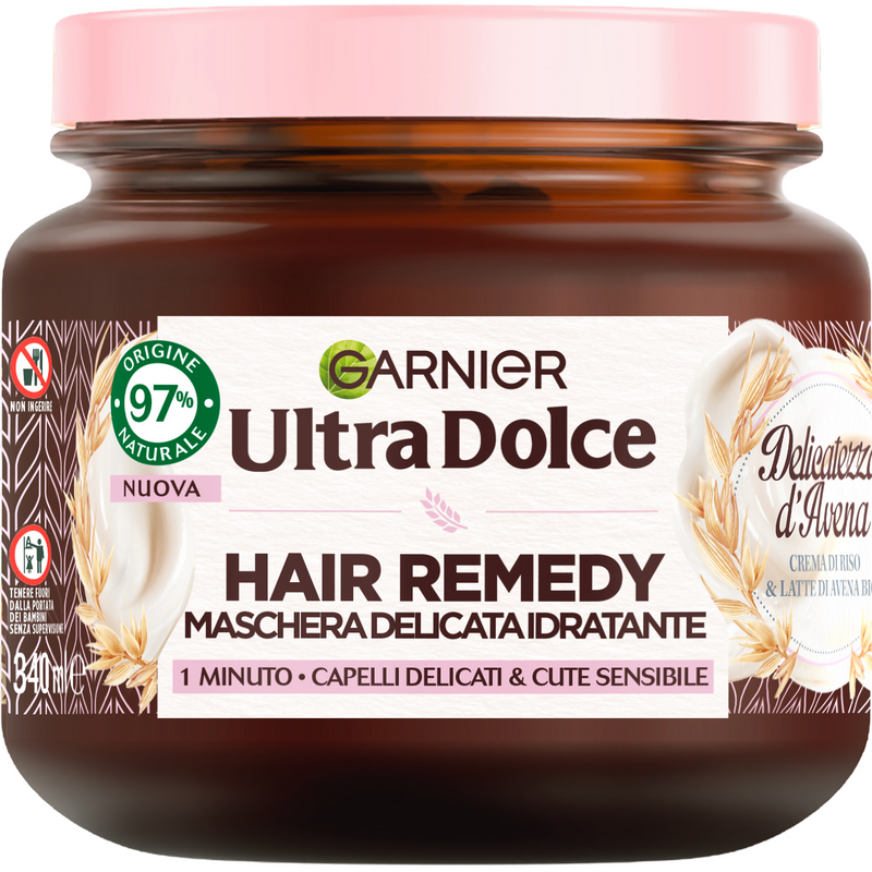 GARNIER - Ultra Dolce Hair Remedy Delicatezza D'Avena - Maschera Idratante Per Capelli Delicati 340 Ml — confronto prezzi