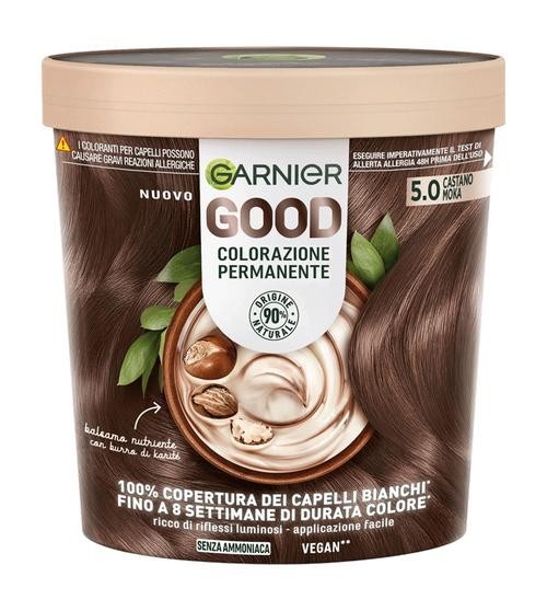 Garnier Good Colorazione Permanente 5.0 Castano Moka 160 g Tintura