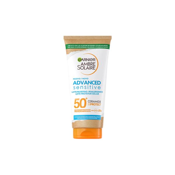Garnier Ambre Solaire Advanced Sensitive Latte Solare SPF50+ 175ml 194 ml Crema solare — confronto prezzi