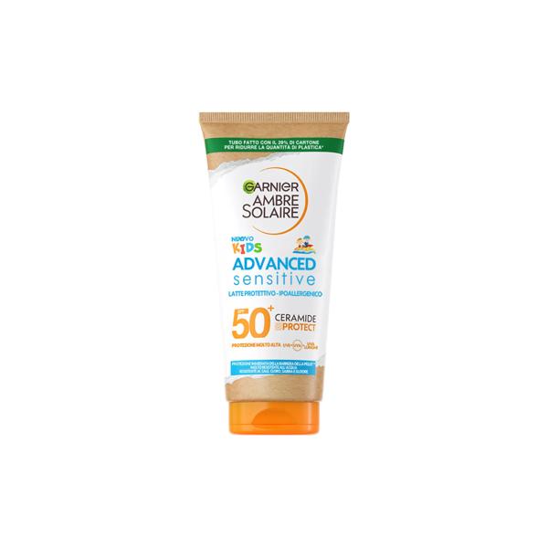 Garnier Ambre Solaire Sensitive Advanced Latte Solare SPF50+ Corpo per Bambini 175 ml — confronto prezzi