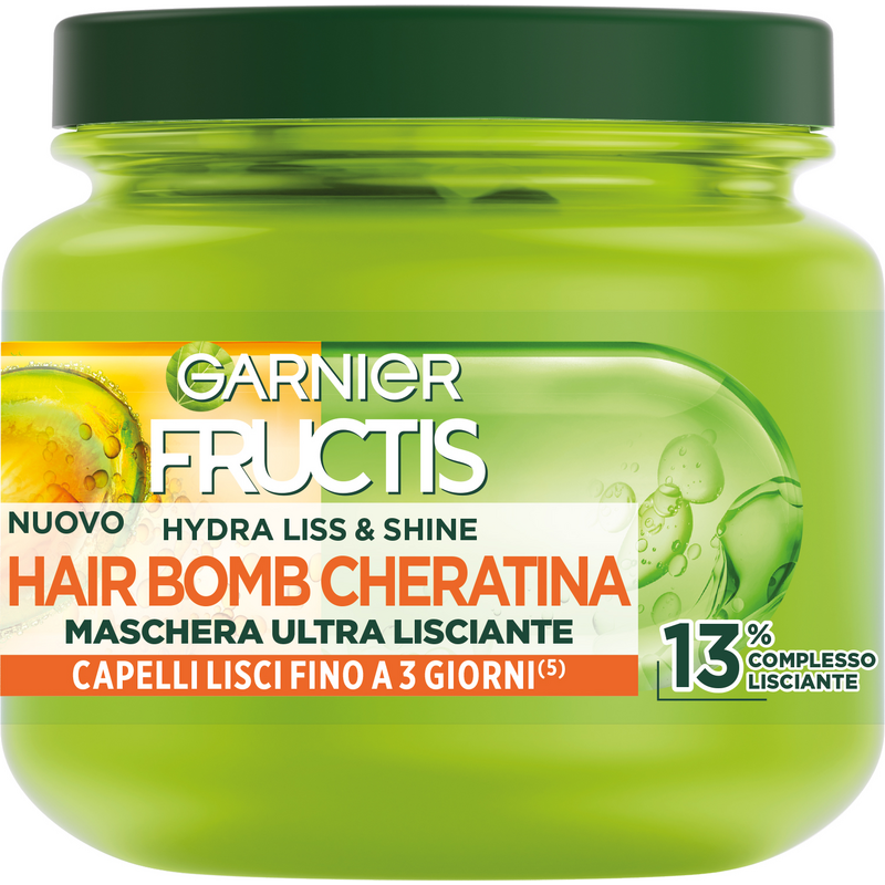GARNIER FRUCTIS - MASCHERA CAPELLI LISCIANTE , Hydra Liss e Shine