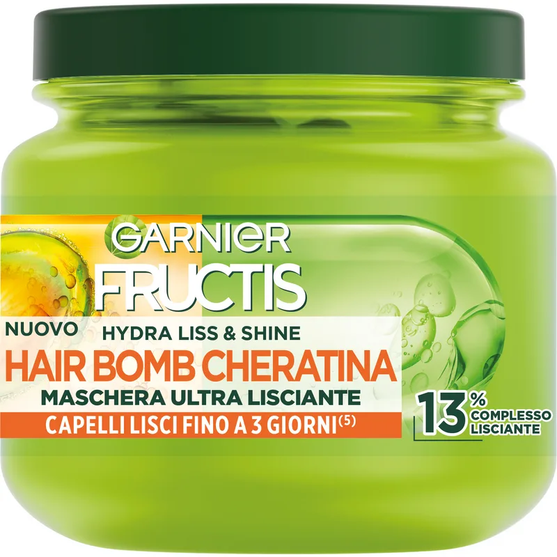 GARNIER FRUCTIS - MASCHERA CAPELLI LISCIANTE , Hydra Liss e Shine