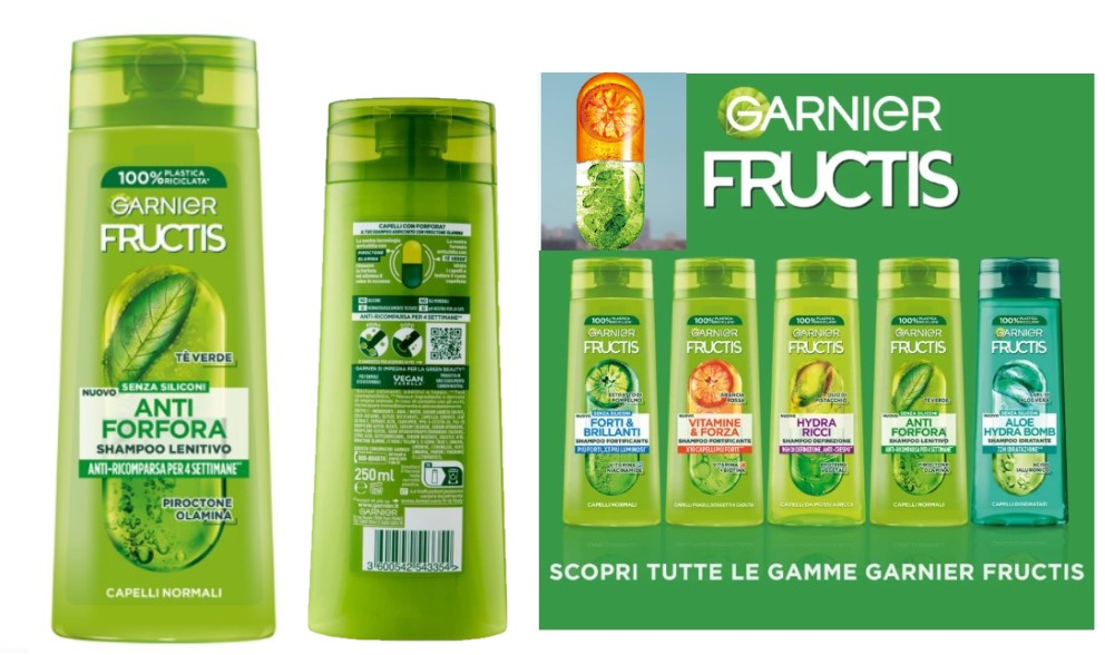 GARNIER FRUCTIS - SHAMPOO LENITIVO ANTI-FORFORA Capelli Normali