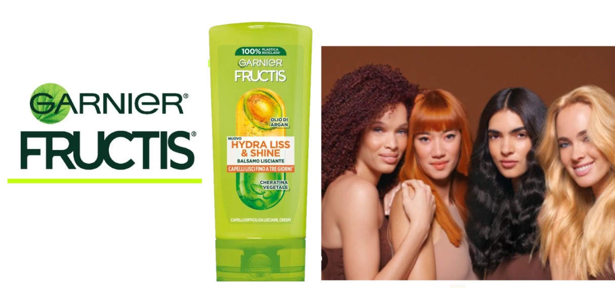 GARNIER FRUCTIS - BALSAMO LISCIANTE, Hydra Liss & Shine