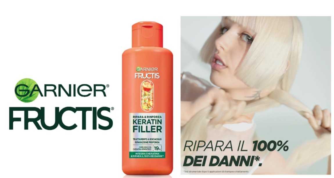 Garnier fructis ripara &amp; rinforza trattamento