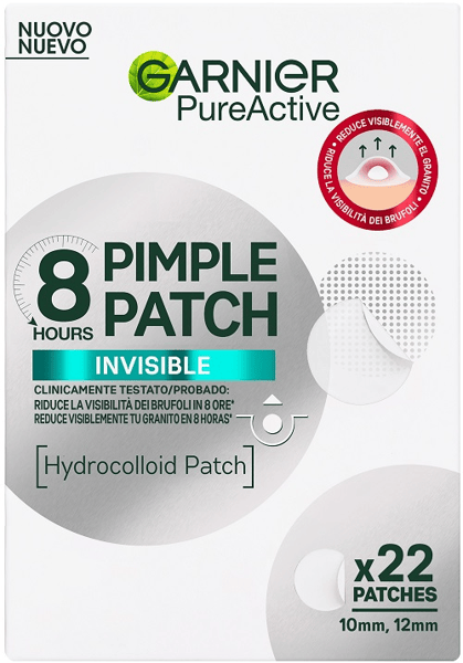 Garnier Pure Active Patch Invisibili per Brufoli per 8 Ore 22 Patch