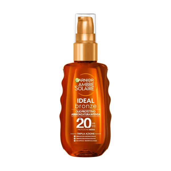 Garnier Ambre Solaire Olio Abbronzante Spray SPF20 150 ml Protezione Solare Abbronzante