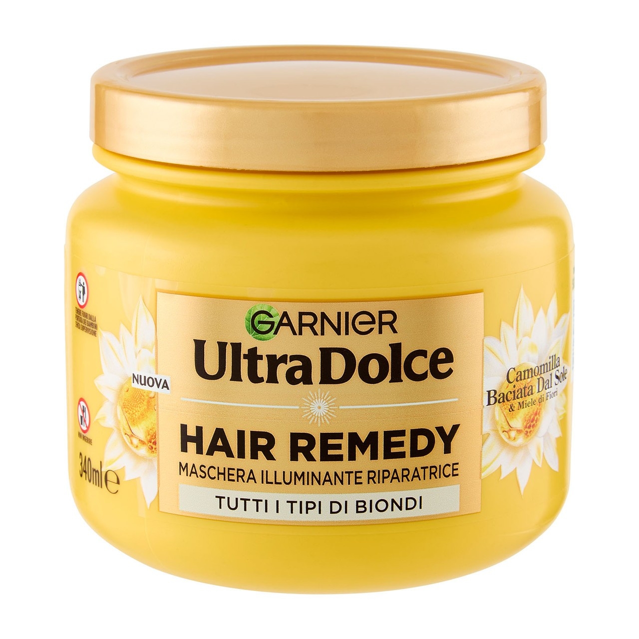 Garnier Hair Remedy Maschera Illuminante Riparatrice Per Capelli Biondi 340ml