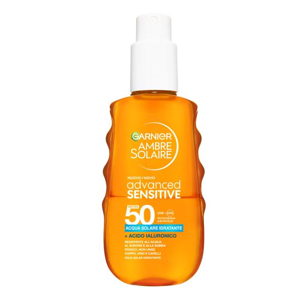 Garnier Ambre Solaire Sensitive SPF50 Protezione Solare Spray 150 ml