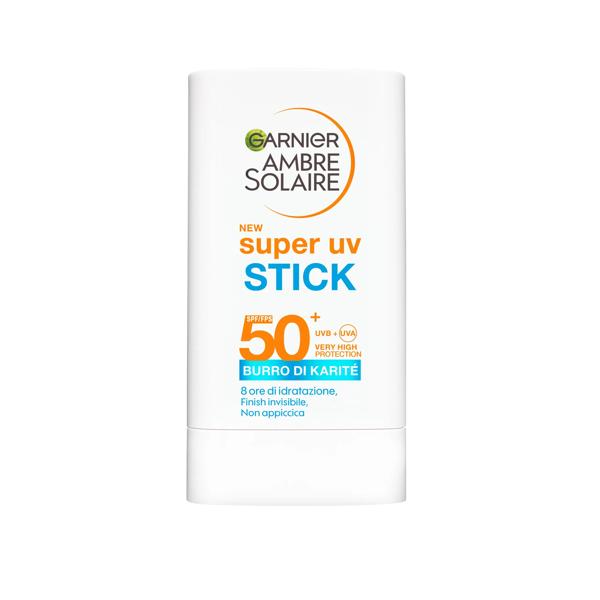 Garnier Ambre Solaire Super UV SPF50+ Protezione Solare Stick 18 g
