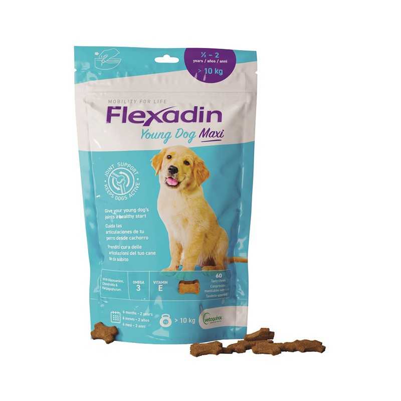 Flexadin young dog maxi 60 tavolette appetibili — confronto prezzi