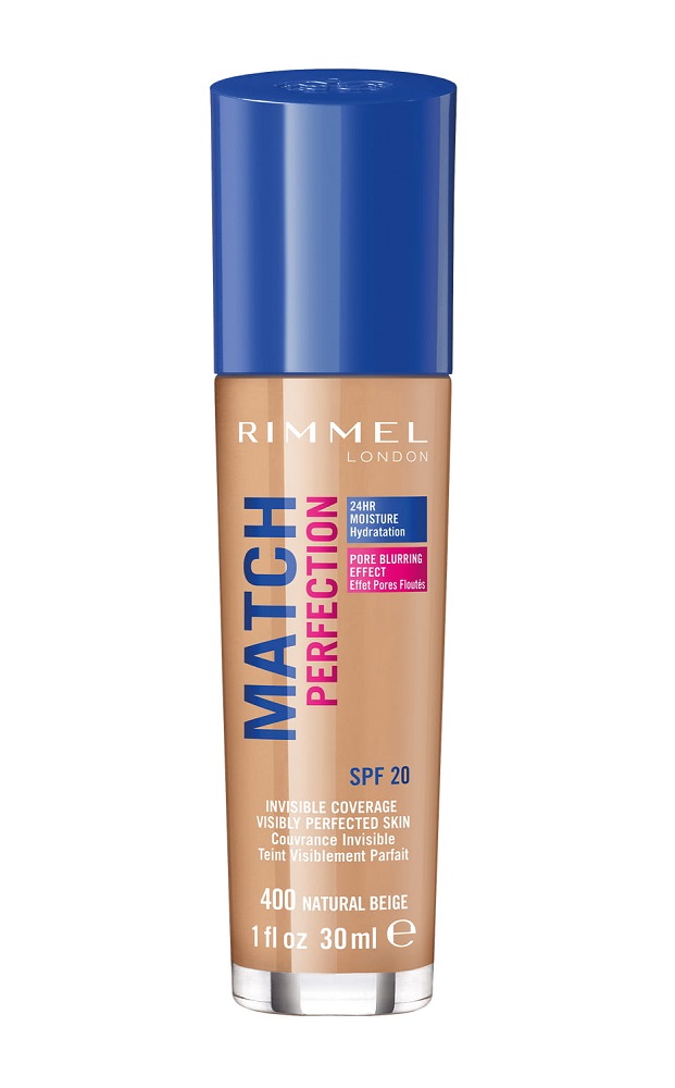 RIMMEL LONDON - FONDOTINTA MATCH PERFECTION , 400 Natural Beige