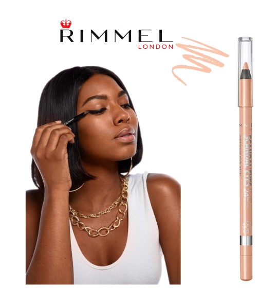 RIMMEL LONDON - MATITA OCCHI SCANDAL EYES KAJAL WATERPROOF , 005 Nude
