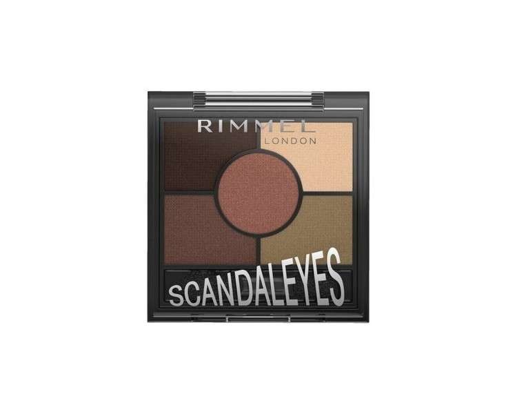 Rimmel Scandaleyes 5 Pan Palette 005 Sunset Bronze Palette Ombretti 5 Tonalità