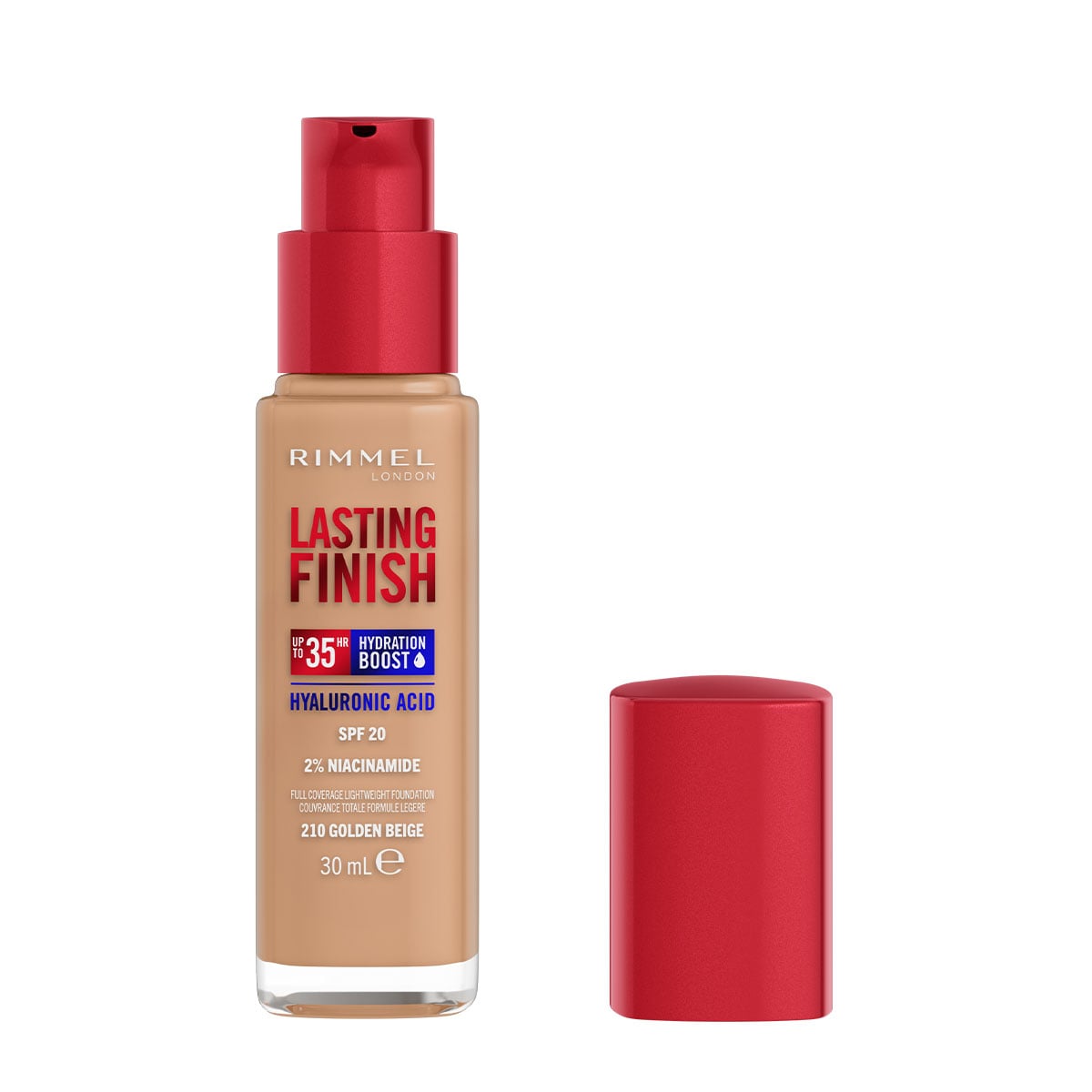 Rimmel Lasting Finish 35h 210 Golden Beige Fondotinta Idratante