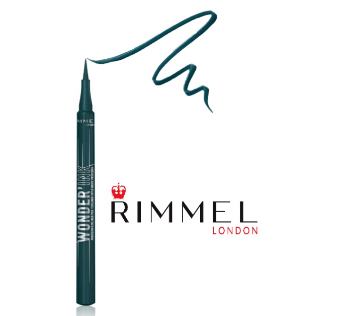 RIMMEL LONDON - WONDER INK , Eyeliner a penna 004 Velvet Ivy