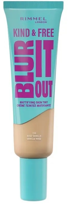 Rimmel Blur It Out 150 Rose Vanilla Fondotinta Liquido Spf 20 Opacizzante E Protettivo 30ml