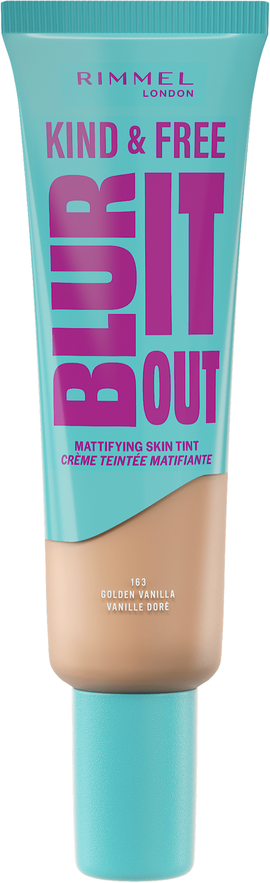 Rimmel Blur It Out 163 Golden Vanilla Fondotinta Liquido Spf 20 Opacizzante E Protettivo 30ml