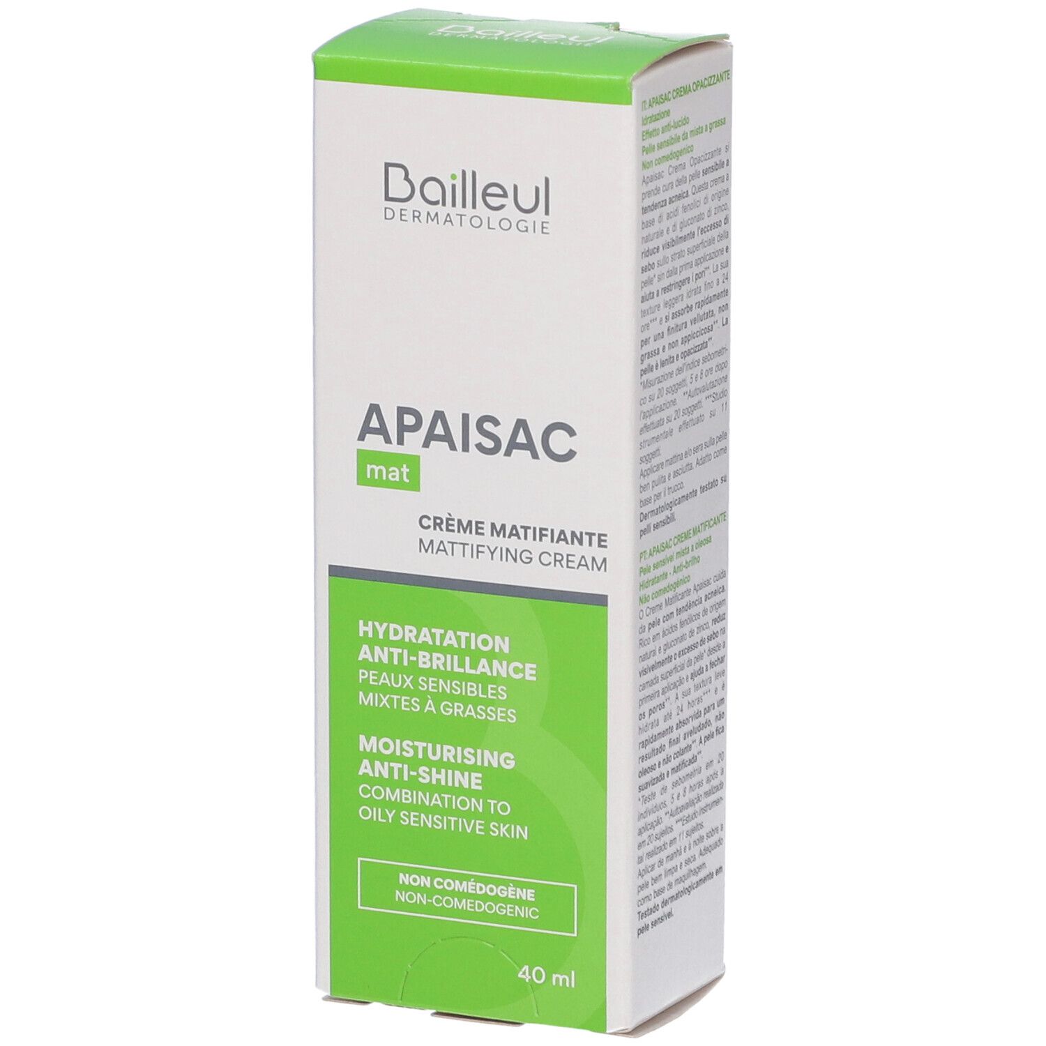 Bailleul Apaisac Mat Crema Opacizzante 40 ml