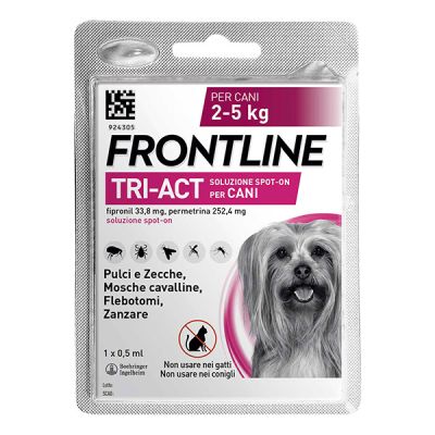 FRONTLINE TRI-ACT*1PIP 2-5KG — confronto prezzi