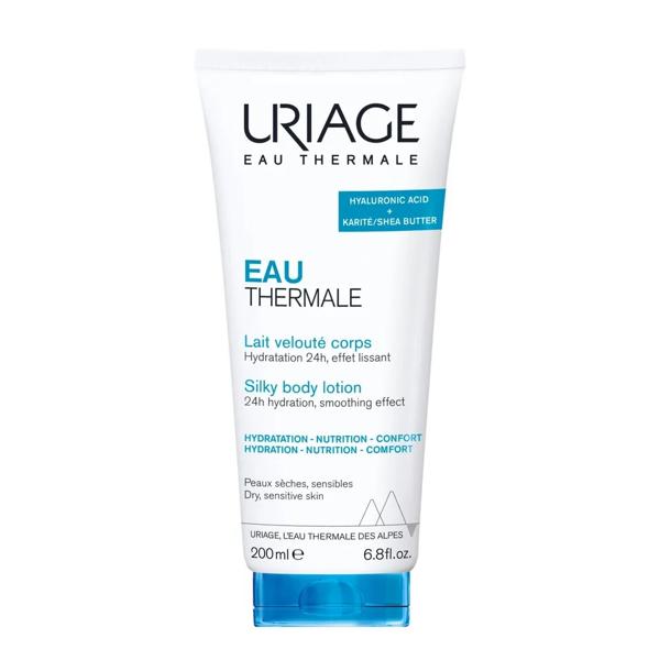 Uriage Eau Thermale Latte Idratante Veluttato Corpo 200 ml Acido Ialuronico Pelle Secca e Sensibile